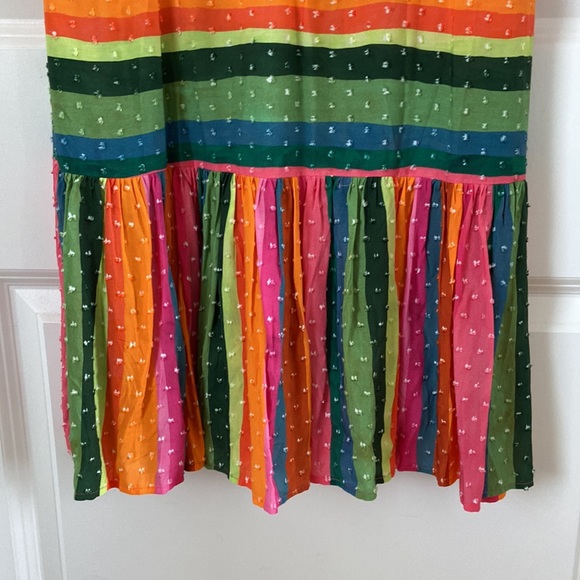 Farm Rio Multi Color Striped Dress XS - Picture 7 of 8